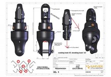 Karver finaliste du Dame Award 2007. Hook-émerillon KFL8 de Karver