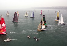 Météo idéale pour le départ des monocoques samedi à 13h Depart Prologue