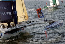 Les Multi à l’assaut et premières options pour les Mono Depart des Multicoques