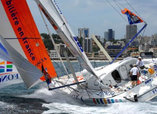 Desjoyeaux en duo avec Beyou sur la Transat Jacques Vabre foncia