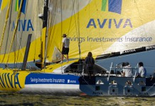 Le nouveau bateau de Dee Caffari mis à l’eau Aviva