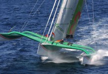 Scénario idéal pour Cammas et son équipage Groupama 3 - Franck Cammas