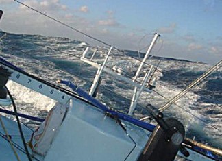 Dick et Foxall à 350 milles du finish Virbac paprec jp dick