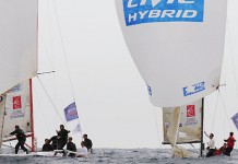 Les Marseillais de Dimitri Deruelle enfoncent le clou Route des iles 2008 Mumm 30 02