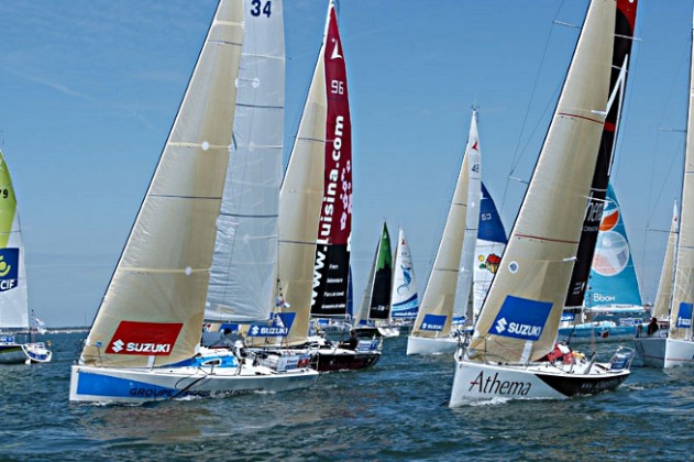 Départ de Saint Gilles - Solitaire du Figaro