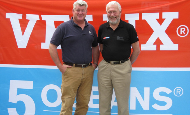 Brad Van Liew et Sir Robin Knox-Johnston Brad Van Liew et Sir Robin Knox-Johnston