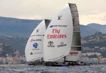 Les Kiwis en tête à Nice Emirates Team New Zealand / All4One à Nice