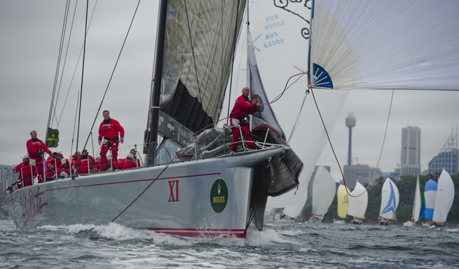 Wild Oats XI au départ de la Sydney-Hobart Wild Oats XI au départ de la Sydney-Hobart