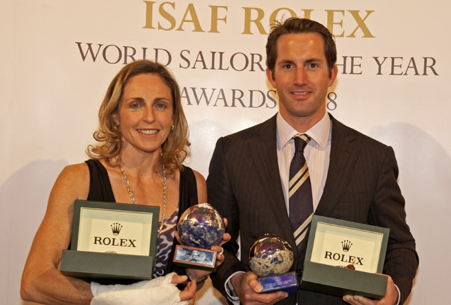 Alessandra Sensini et Ben Ainslie 2008 Alessandra Sensini et Ben Ainslie 2008