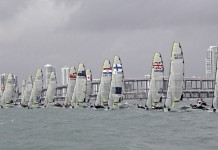 Début de la Semaine Olympique de Miami Les 49er à Miami 2010