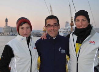 Dee Caffari et Anna Corbella à la Barcelona World Race Dee Caffari et Anna Corbella