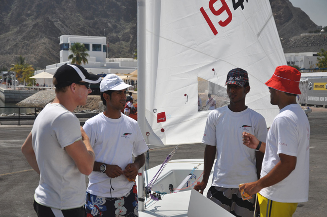 Nick Thompson avec Oman Sail Nick Thompson avec Oman Sail