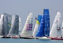 800 milles en solitaire au mois de mai Départ Mini Pavois 2009