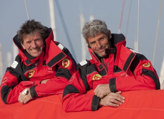 Kito de Pavant embarque Sébastien Audigane Kito de Pavant et Sébastien Audigane