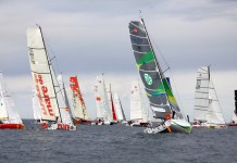 Départ de la seconde étape à Gijon Départ de Gijon 2010 Mini Pavois