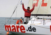 Moins de 15 minutes entre les 3 premiers à la Rochelle Arrivée Jorg Riechers à la Rochelle