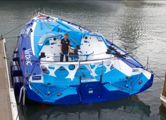 Virbac-Paprec 3 mis à l´eau à Auckland Mise à l`eau de Virbac Paprec