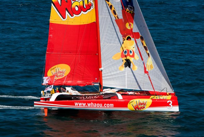 Crêpes Whaou 3 au large de Cherbourg Crêpes Whaou 3 au large de Cherbourg