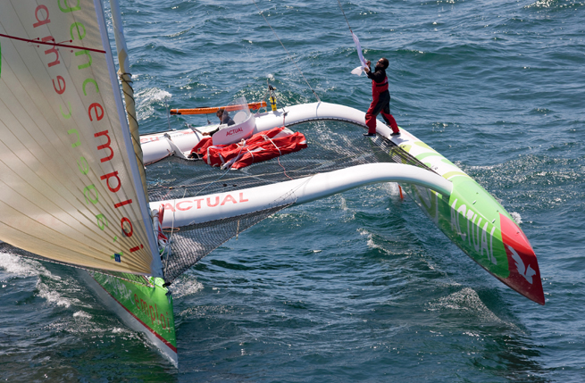 A bord d`Actual A bord d`Actual