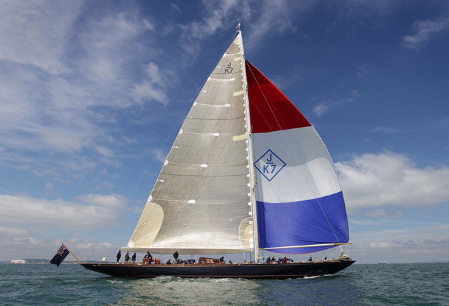 Velsheda au large de Wight Velsheda au large de Wight