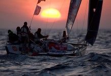 Des arrivées serrées à Propriano Ile de France au large des Glénan