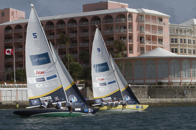 Ainslie contre Monnin aux Bermudes Ainslie contre Monnin aux Bermudes