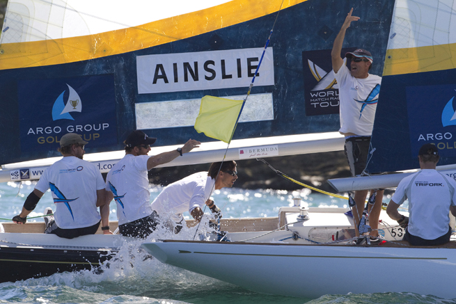 Ainslie contre Radich finale aux Bermudes Ainslie contre Radich finale aux Bermudes