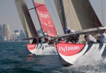Team New Zealand remporte l’ultime épreuve en Class America ETNZ contre BMW Oracle finale Dubaï