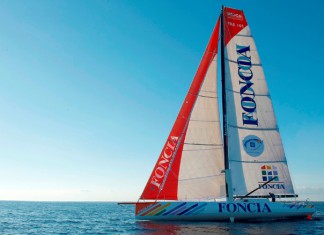 Ralentissement général dans l´Atlantique Sud Foncia temps calme