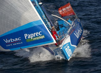 Virbac-Paprec 3 premier à Gibraltar Virbac-Paprec 3