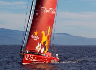 Neuf bateaux en Atlantique Estrella Damm Gibraltar