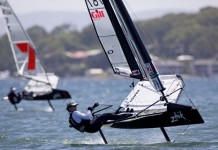 Les Australiens en forme au Mondial Moth Charlie McKee Championnat du Monde de Moth 2011