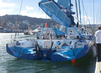 Virbac-Paprec 3 repart toujours en tête Virbac-Paprec à Wellington