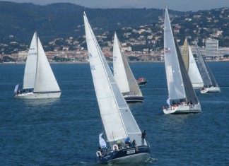 Albacor IV vainqueur des 900 Nautiques de Saint-Tropez Départ 900 Nautiques