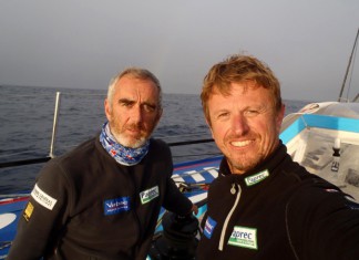 Bilan à mi-parcours du tour du monde Jean-Pierre Dick et Loïck Peyron sur Virbac-Paprec 3