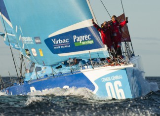 Dick et Peyon attendus à Barcelone lundi au petit matin Virbac-Paprec près de Wellington