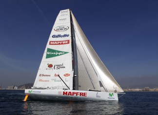 Mapfre prend la deuxième place à Barcelone Mapfre Arrivée Barcelone