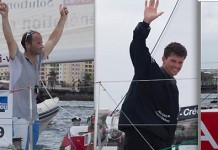 Nicolas Lunven : “c’est vraiment parfait !” Podium Transat Figaro 2011