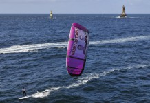 Bruno Sroka : le Raz en kite pour les otages Bruno Sroka à la Pointe du Raz