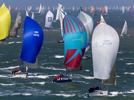 Tour de l`ïle de Wight flotte