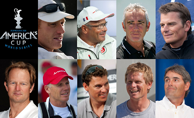 Les skippers présents à Plymouth Les skippers présents à Plymouth