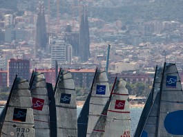 Un podium très ouvert avant l´étape de Barcelone Les TP52 à Barcelone