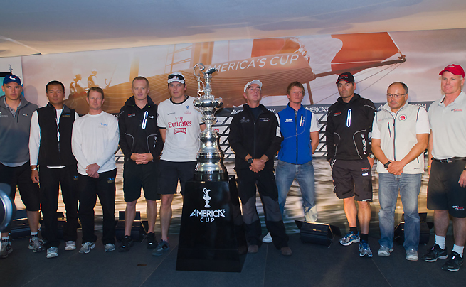 Les skippers à Plymouth Les skippers à Plymouth