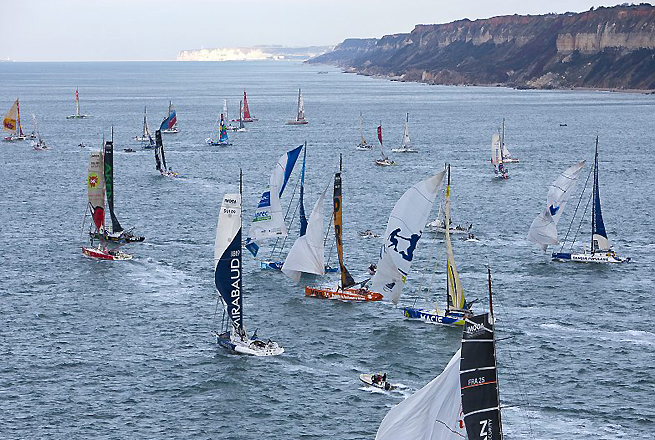 Départ 2011 Transat Jacques vabre Départ 2011 Transat Jacques vabre