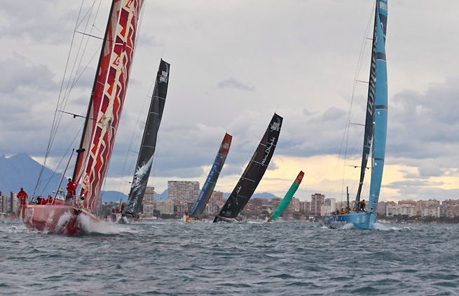 Départ première étape Alicante au Cap Départ première étape Alicante au Cap