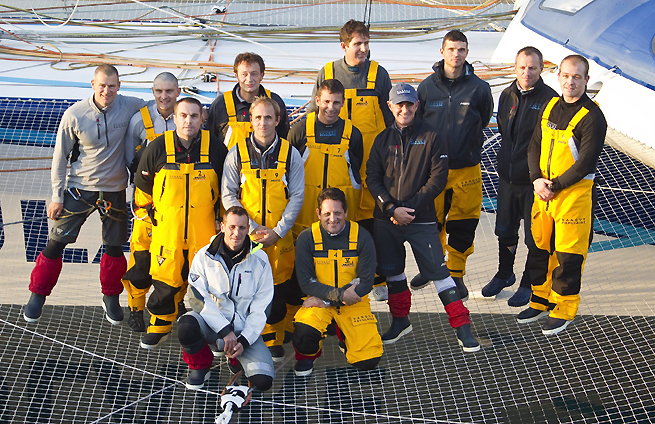 Equipage Banque Populaire V novembre 2011 Equipage Banque Populaire V novembre 2011