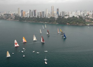 Huit solitaires engagés dans la Transat BtoB Départ Transat BtoB 2007