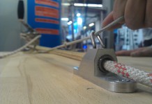 Dans les allées du Nautic, Matelotage, Transat B to B… bloqueur textile