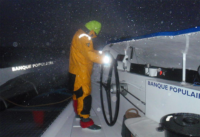 A bord de Banque Populaire V A bord de Banque Populaire V