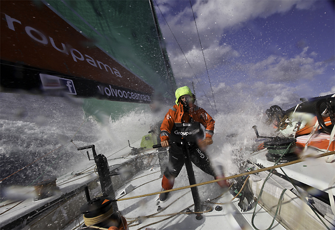 A bord de Groupama Océan Indien A bord de Groupama Océan Indien